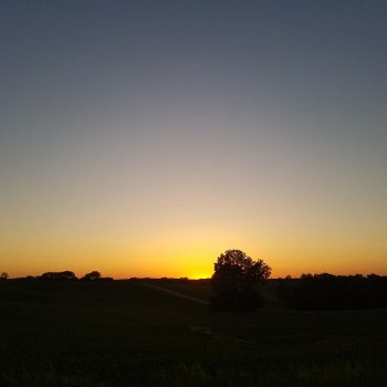 Sunset south of troy